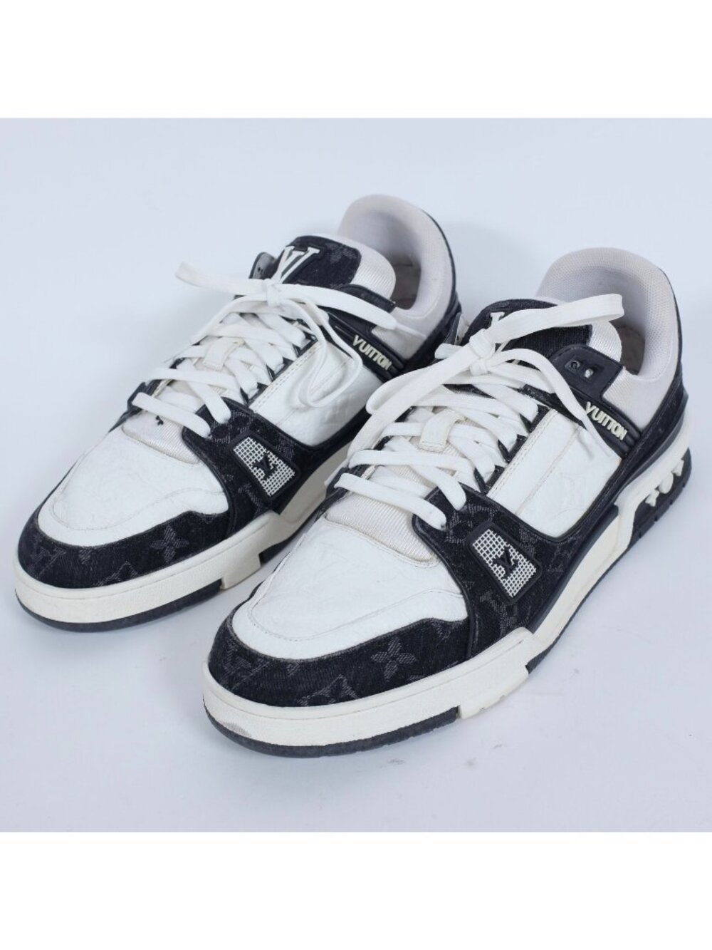 Louis Vuitton sneakers trainers black white 9 US 10